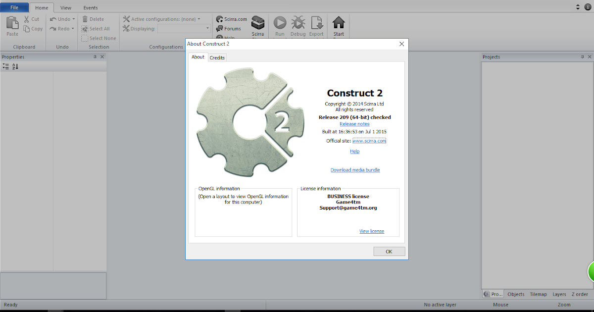 Scirra Construct 2 r239 (Full Crack)