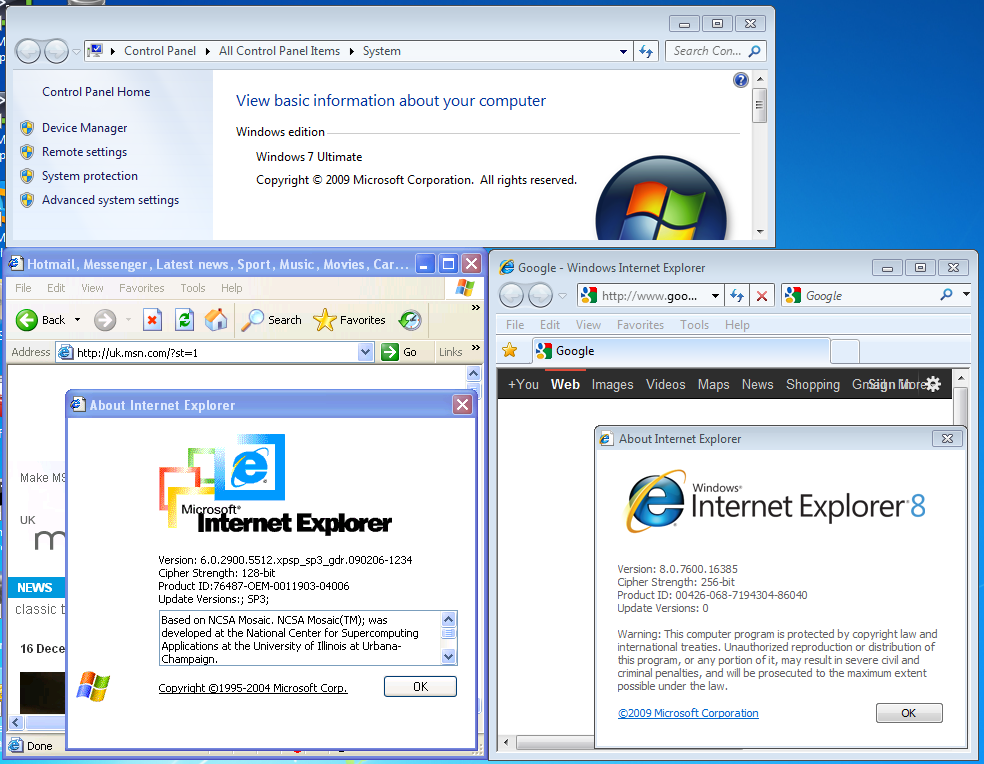 Internet explorer 8 for windows 7 ultimate 32 bit