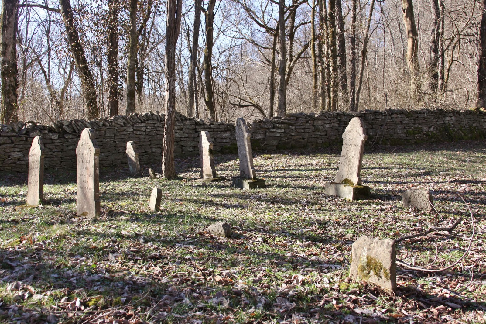 BlueEyed Kentucky Old Cemetery Near Fort Boonesborough