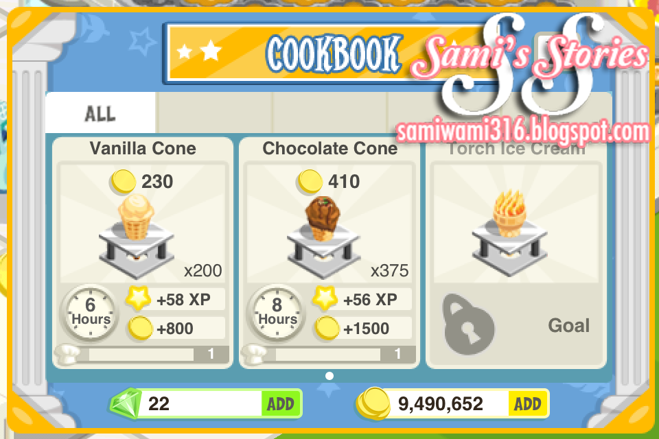 Sami's Stories Ice Cream Machine Recipes (RS)