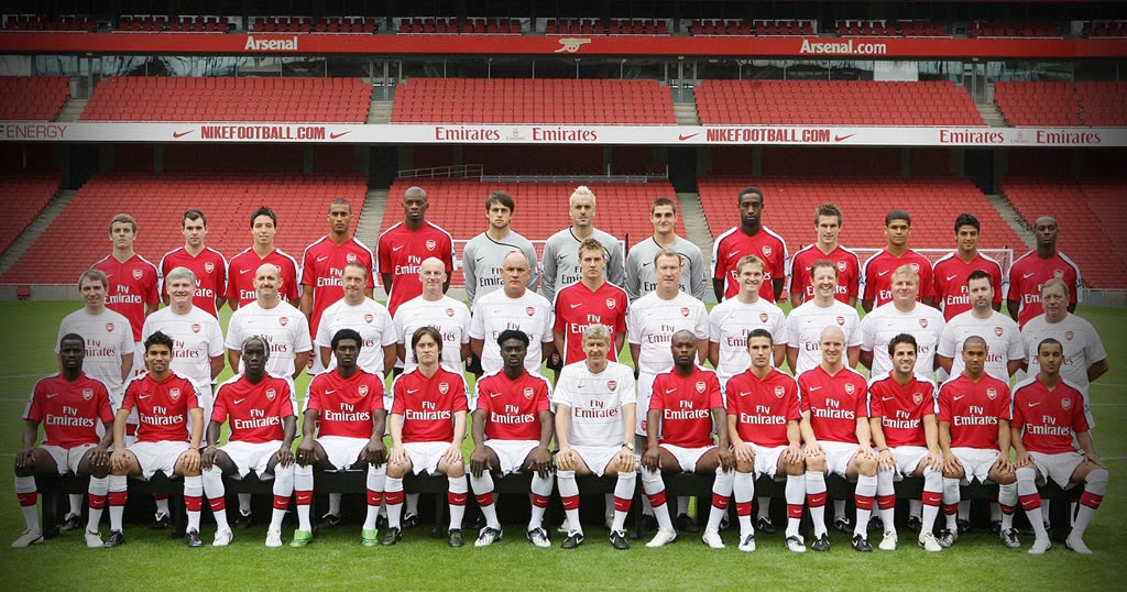 Football Squad Wallpapers: Arsenal First Team Squad 2008/09