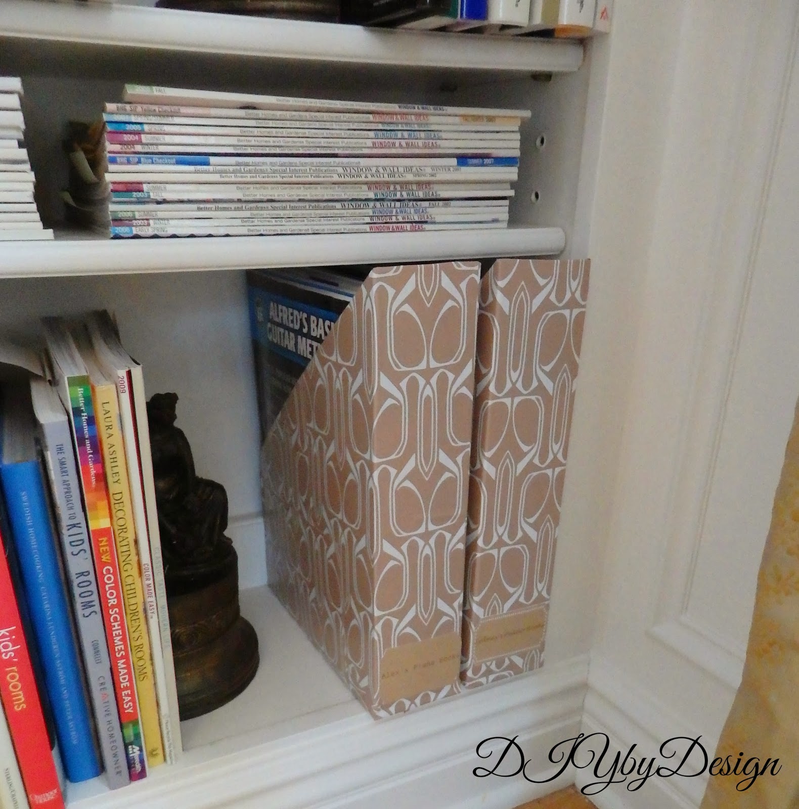 DIY by Design From Cereal Box to DIY Magazine Holder