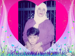 My mom with my brother