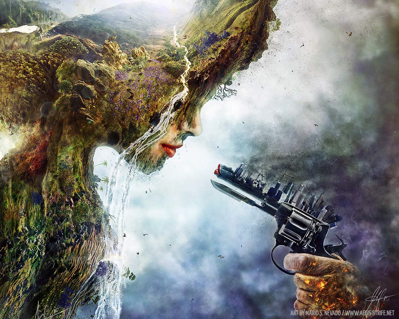 Nature Vs Industry Art Nature Vs Industry Art