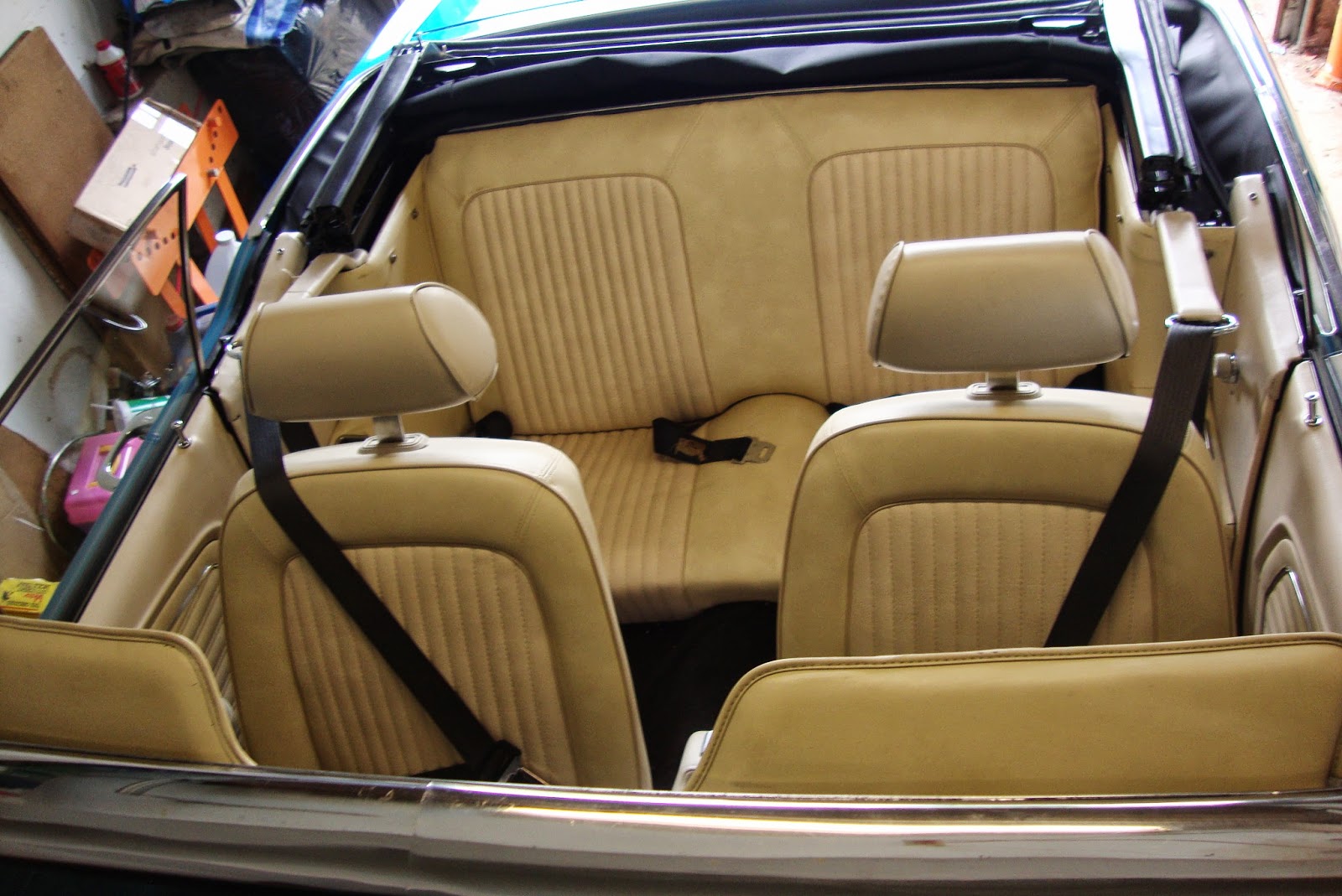 1968 Mustang Convertible Restoration Safety First Shoulder Belts