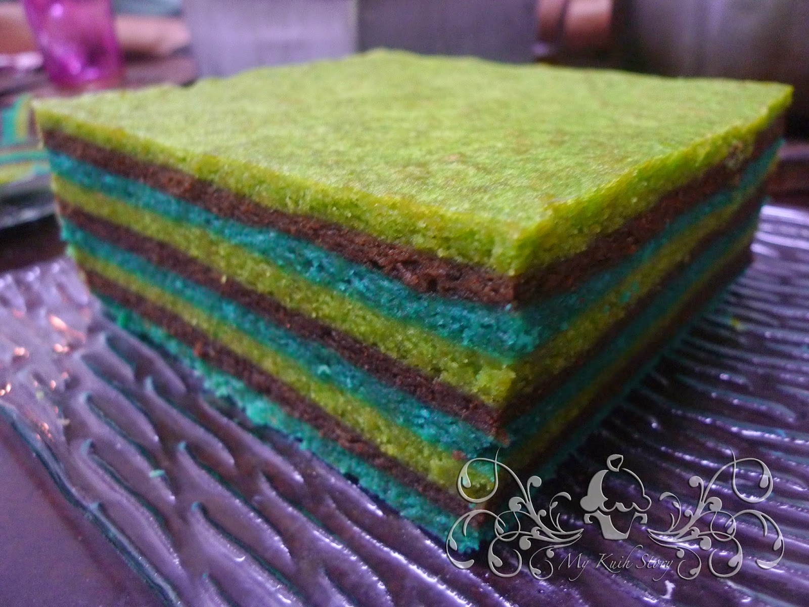 My Kuih Story Kek Lapis Kukus Biawak Comodore Nestum