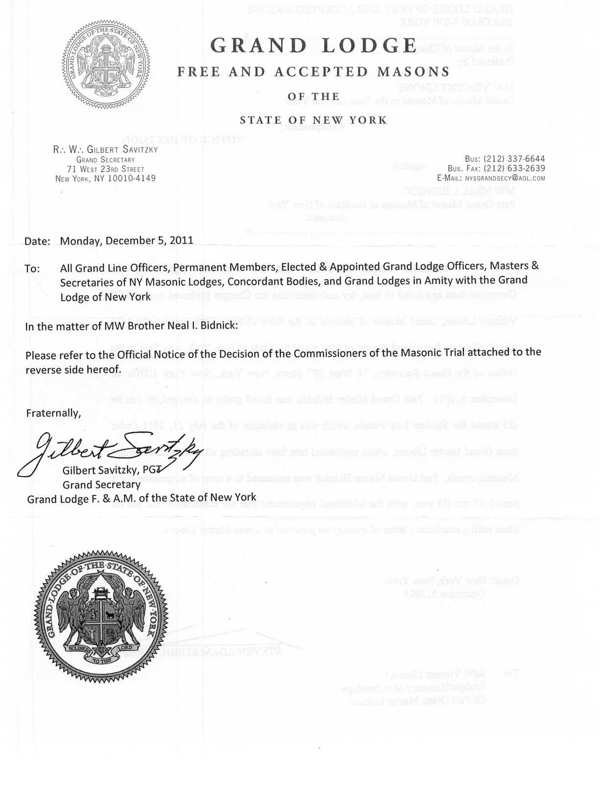 freemasons for dummies new york pgm bidnick suspended oath ceremony letter