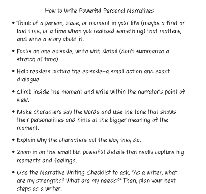 what is narrative writing