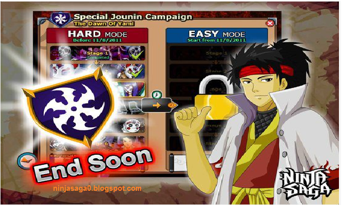 hack ninja saga online