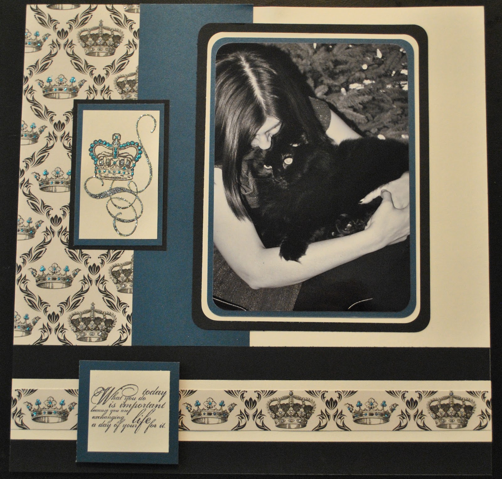 Kate's Creative Moments Niles Scrap Addicts & Page Layout Challenge