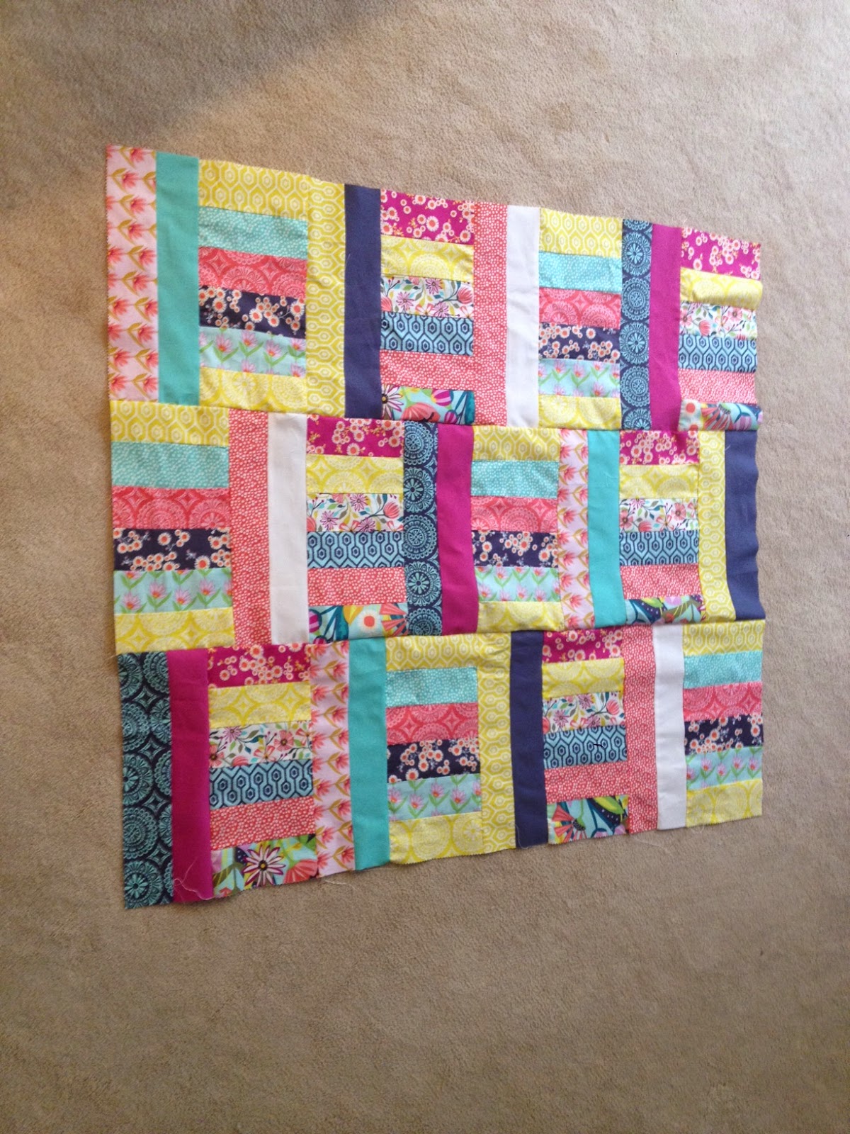 3 in the nest Jelly Roll Jam 2 Quilt