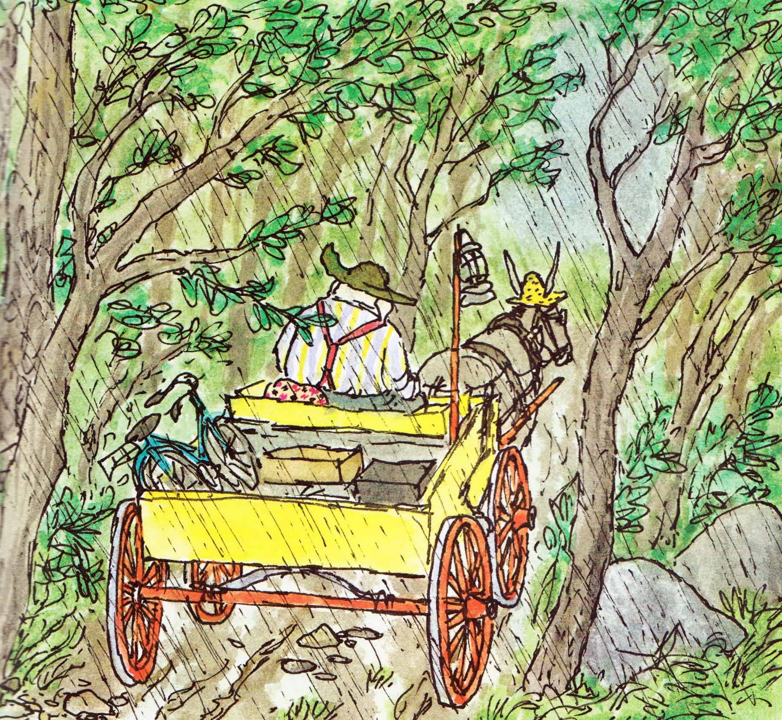 Vintage Kids' Books My Kid Loves Father Palmer's Wagon Ride