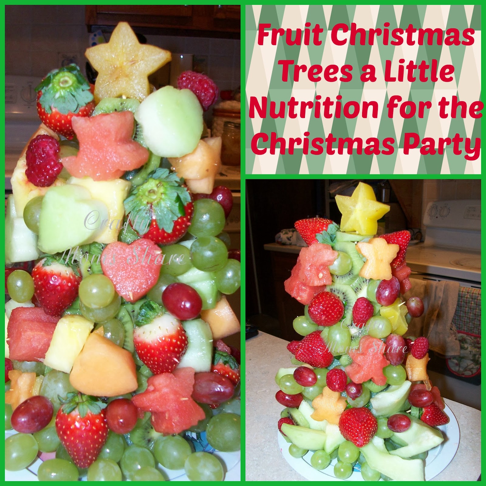 Crafty Moms Share Fruit Christmas Trees