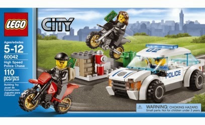 Lego High Speed Police Car Chase