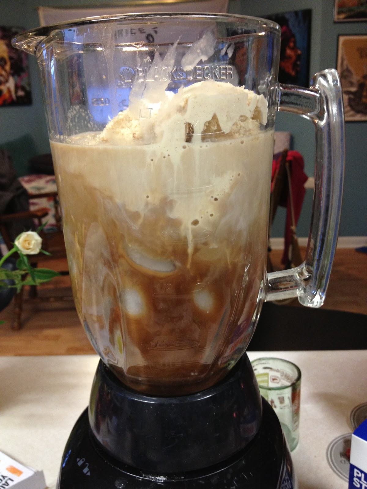 The Mellow Mallow Iced Peanut Butter Coffee Frappe