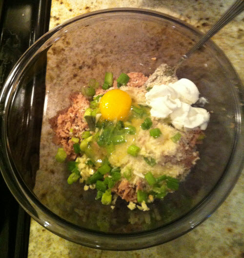 DoughMestic Diva Lemon Garlic Tuna Cakes