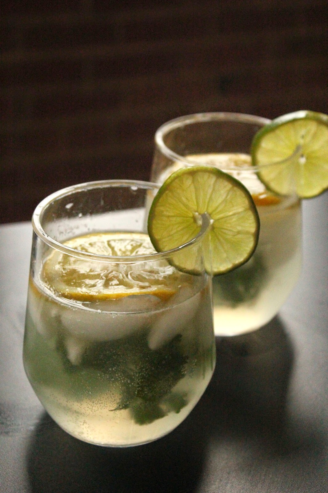 Carey On Lovely Cocktail Hour Cilantro Citrus Spritzer