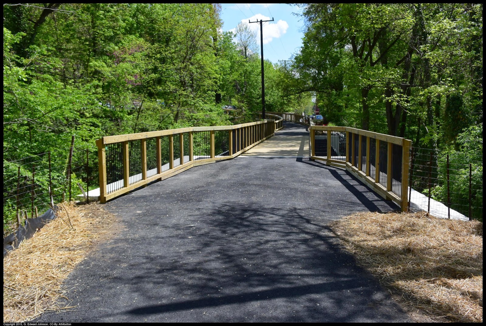 Sum Random Knowledge The trolley bridge at Glen Echo Park
