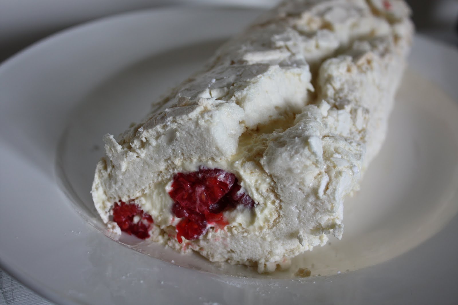 What I Baked This Weekend White Chocolate and Raspberry Roulade
