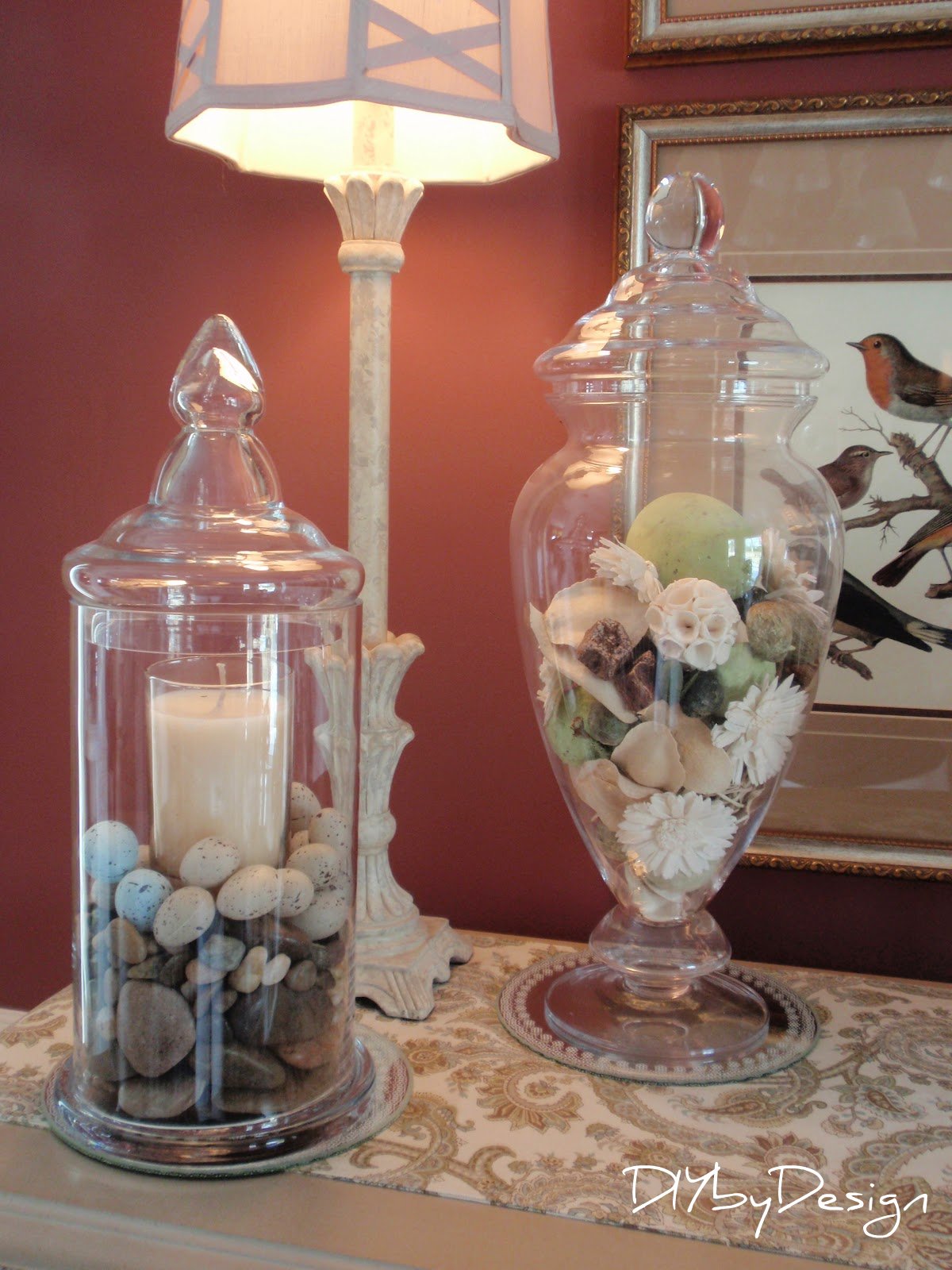 Diy By Design Decorating With Cloches And Apothecary Jars
