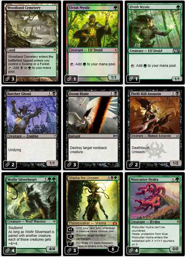 Magic the Gathering Adventures [Modern] Hardened Scales in black green