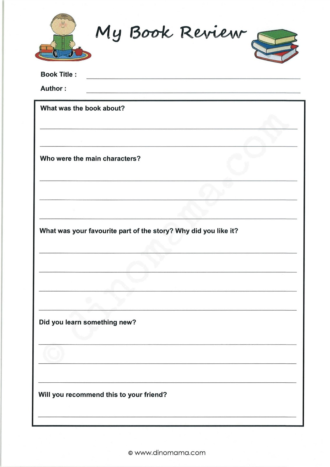 Online book report