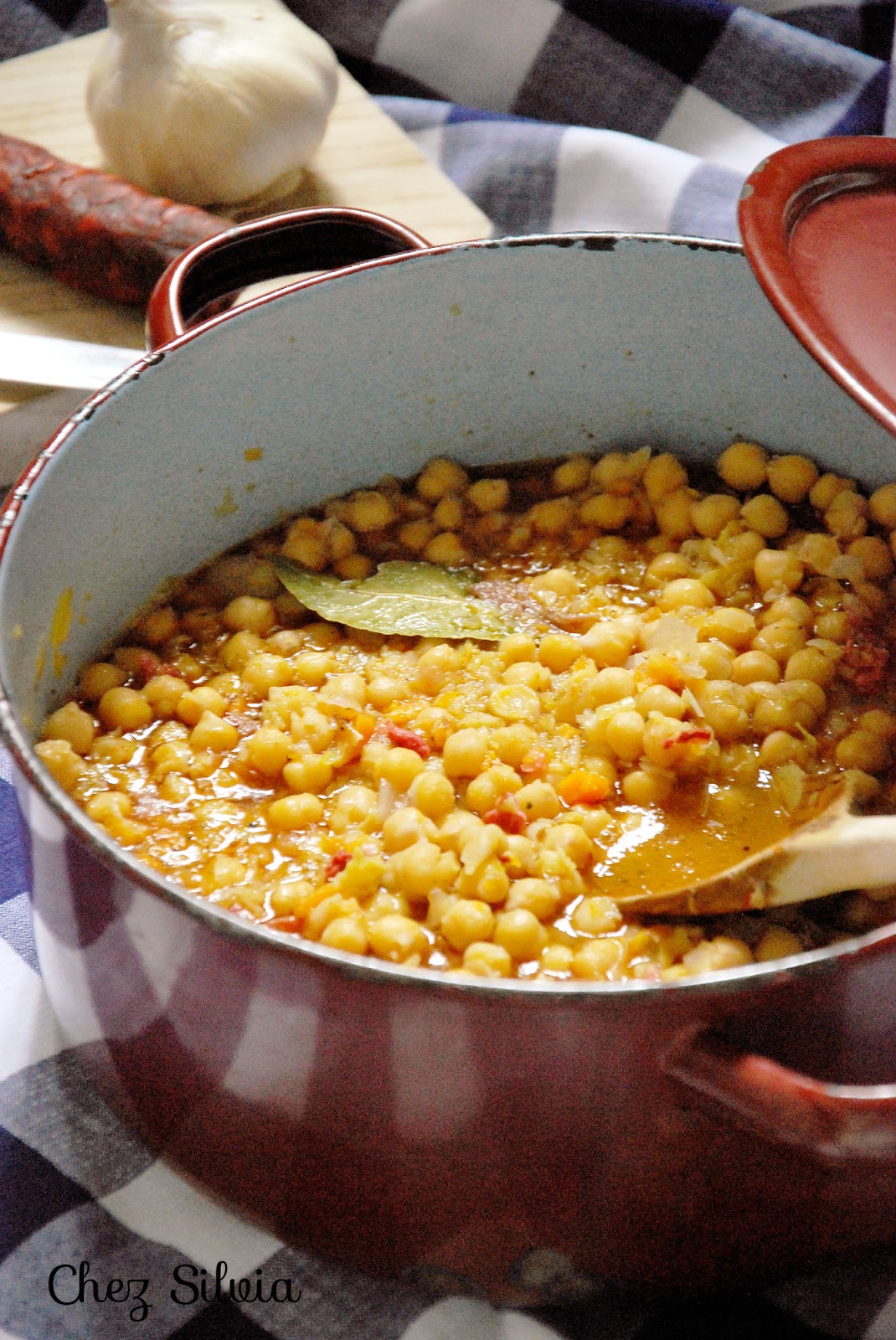 Garbanzos guisados — Chez Silvia