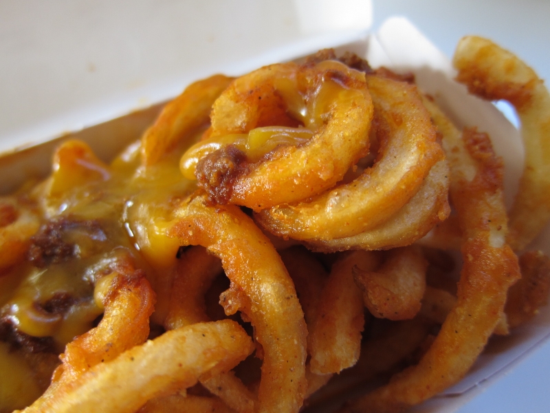 Review Jack in the Box Chili Cheese Curly Fries Brand Eating