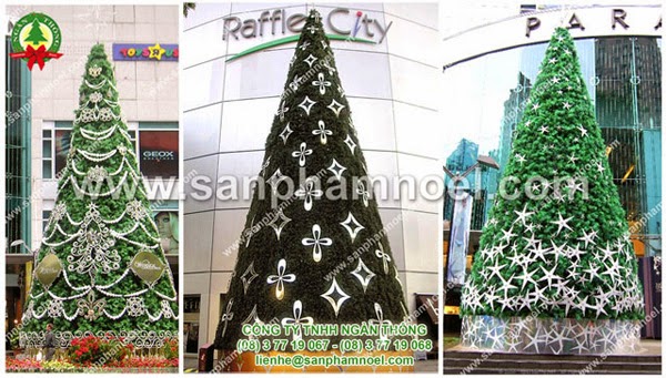 Nhận trang trí cây thông noel đẹp giá rẻ uy tín chuyên nghiệp