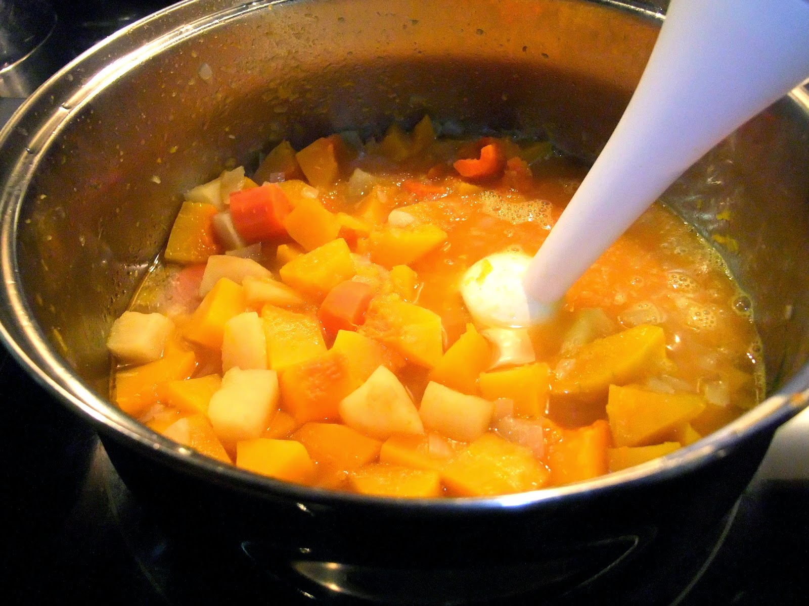 Susan's SavourIt! Butternut Squash Apple Soup with Dill...