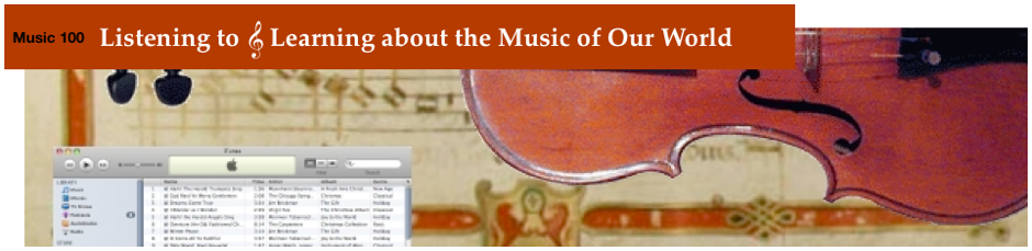 Prof. Songer's Music 100 Blog