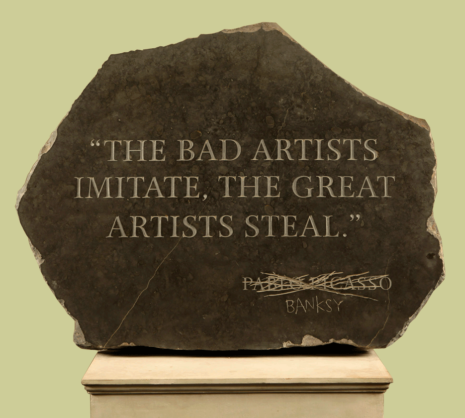 banksy quotes on art. This quote isnt true for me,