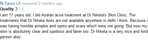 Dr Niketa's Skin Secrets, New Delhi - Acne and Pigmentation Treatment Dr Niketa's Skin Secrets, New Delhi - Acne and Pigmentation Treatment