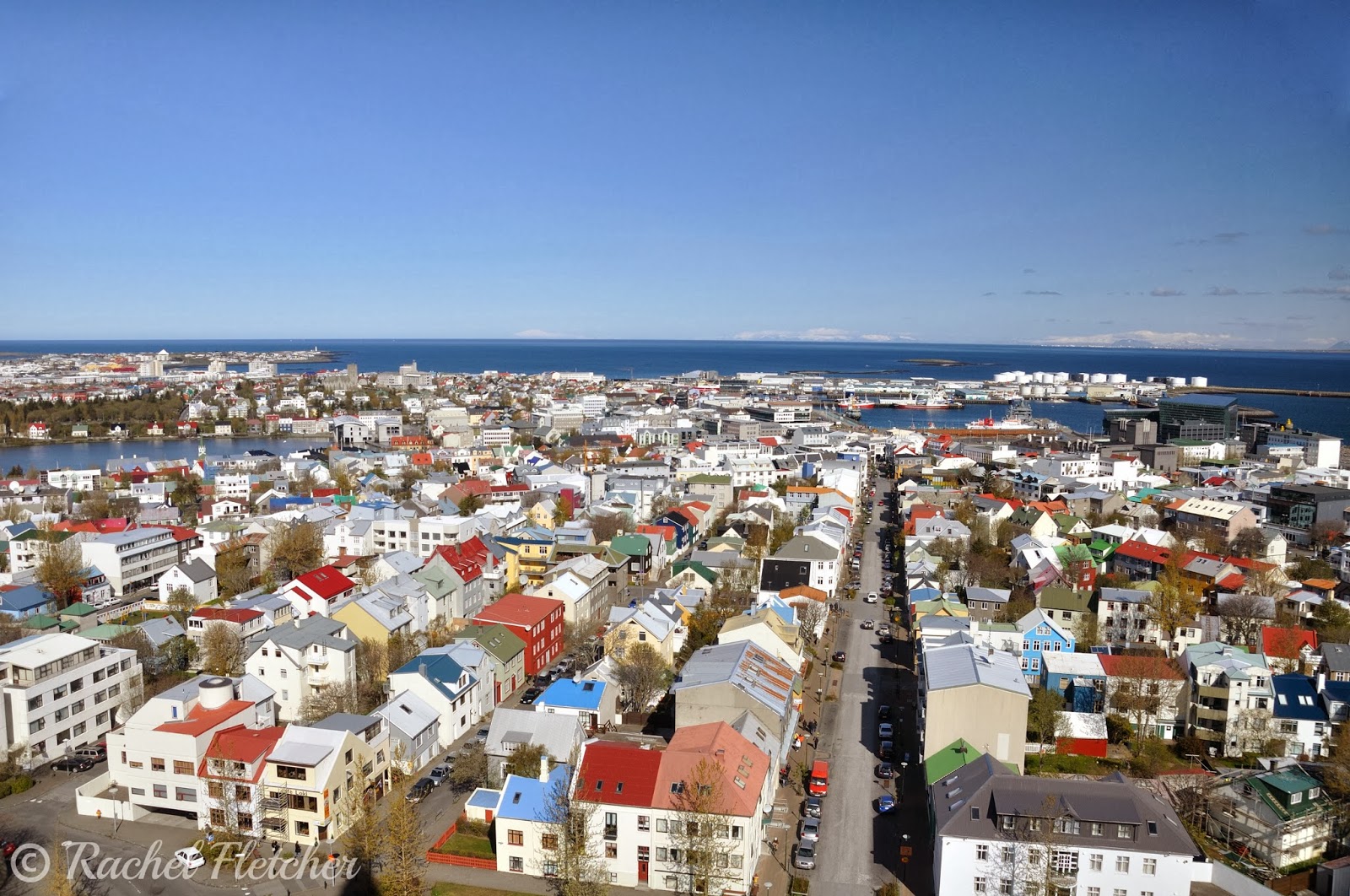 View of Reykjavik from Hallgrimskirkja
