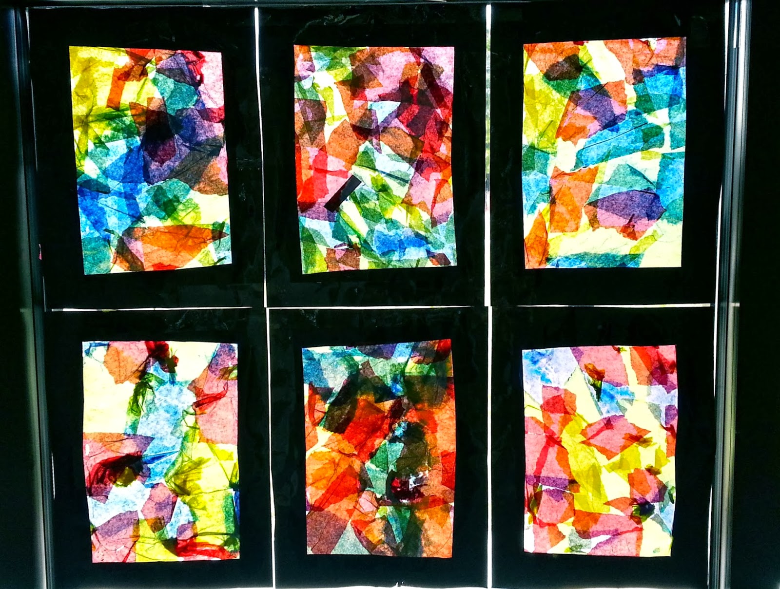 Tissue Paper Collage, CutandGlue Owls, Foil Art, and more (oh my