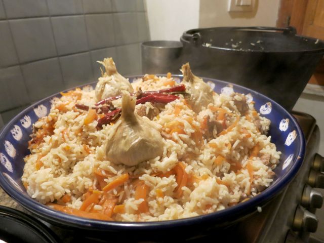 Fergana Pilaf Fergana Pilaf, Elizabeth Minchilli in Rome
