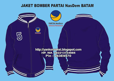 JAKET VARSITY PARTAI NASDEM