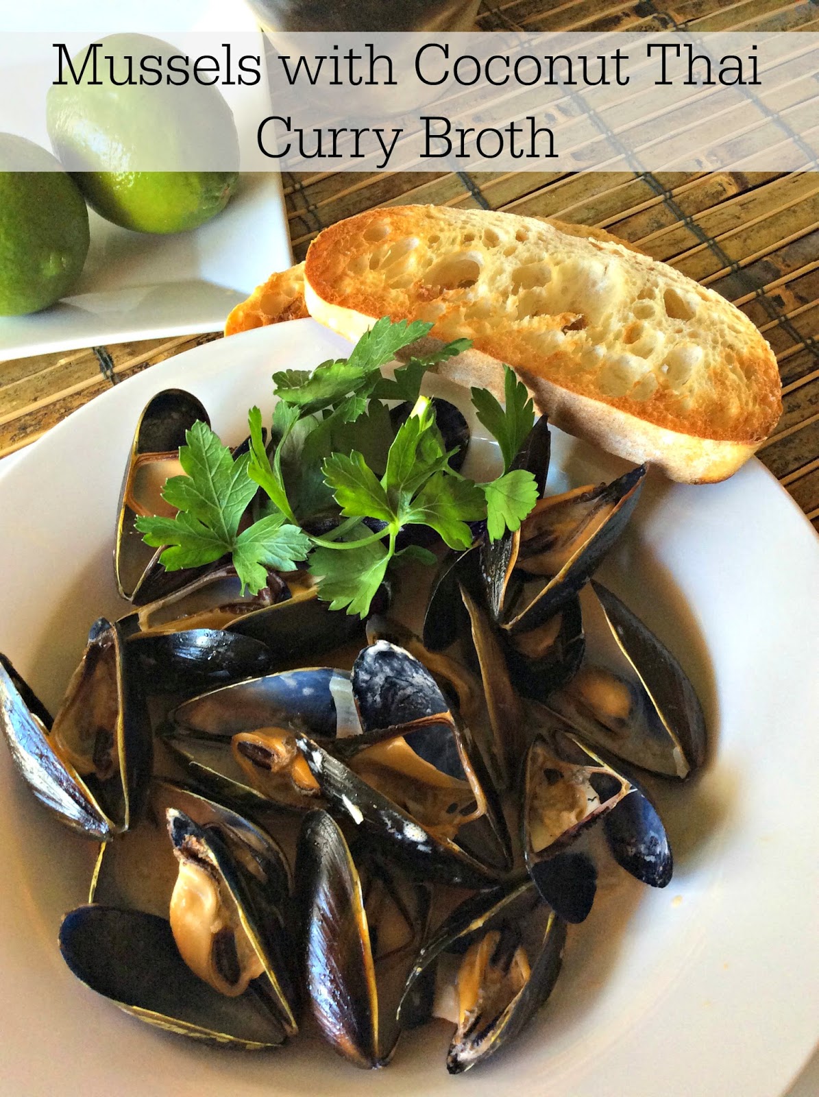 Cooking On A Budget Mussels with Coconut Thai Curry Broth
