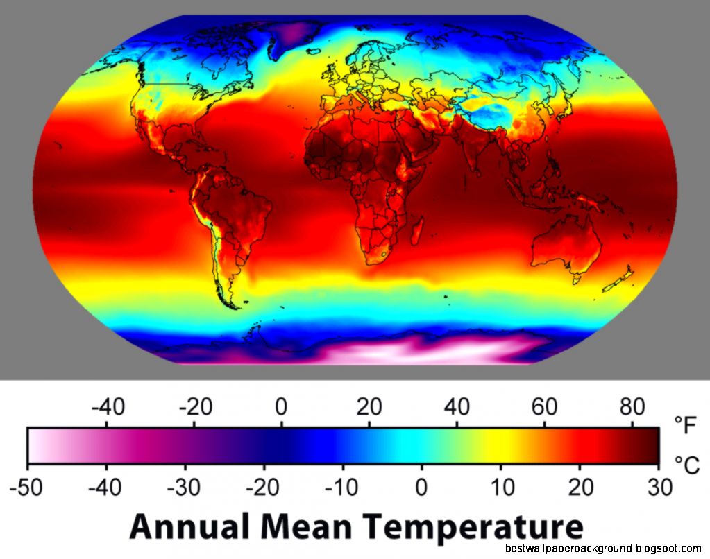 Average Annual Temperature Map Average Annual Temperature Map