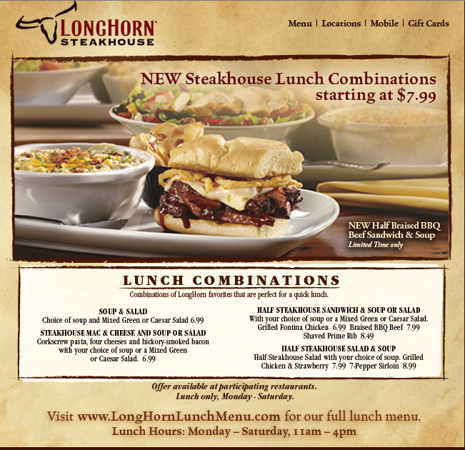 Longhorn steakhouse naples coupons