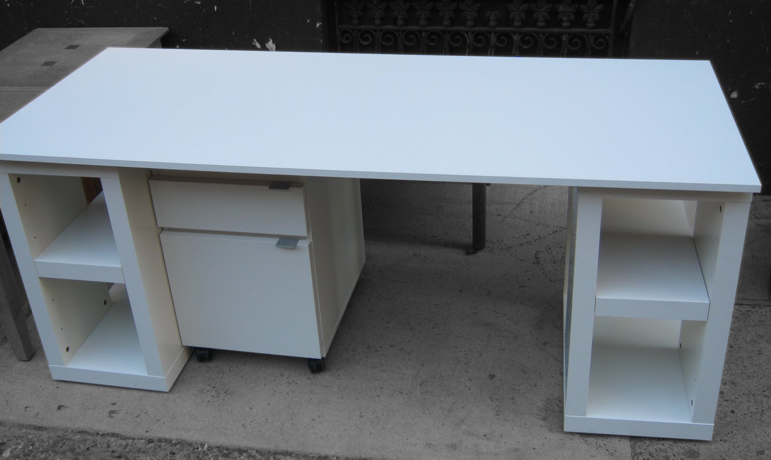 Uhuru Furniture & Collectibles IKEA 4 piece modular desk SOLD