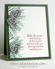 Stampin' Up! Ornamental Pine card idea