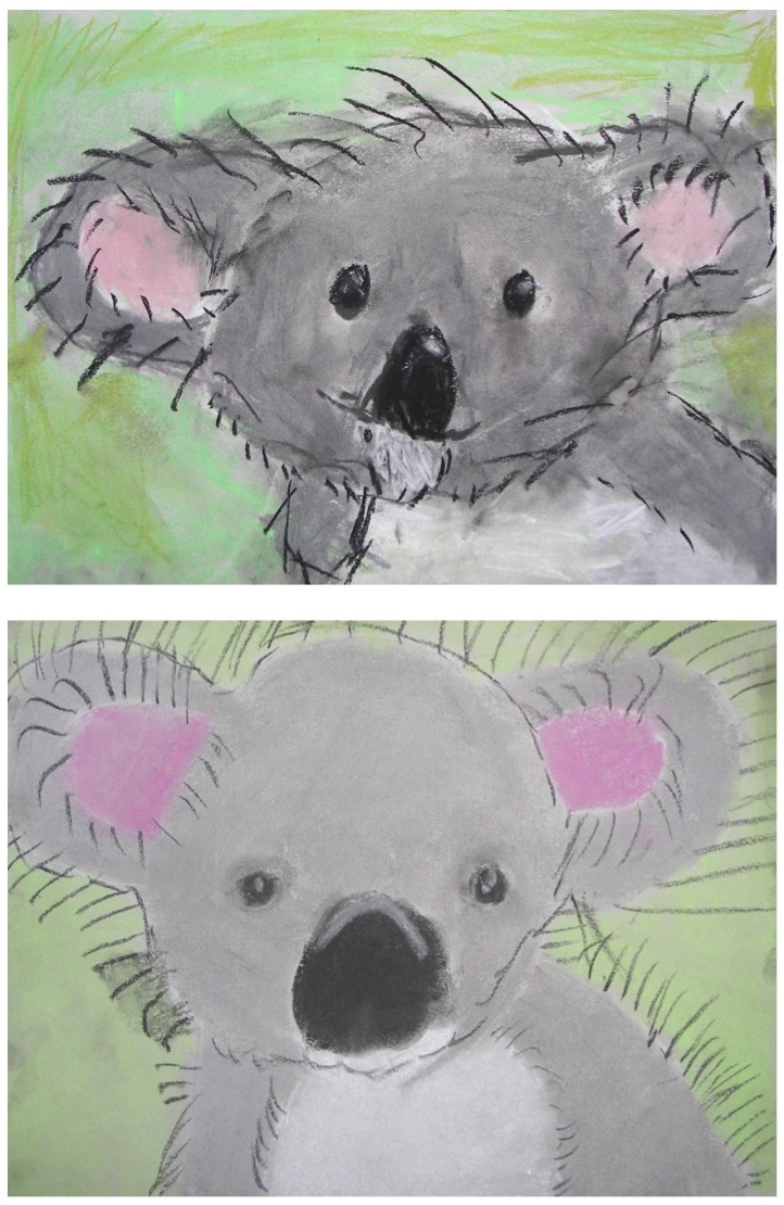 Grade projects winter christmas crafts 2nd tree 1st lessons trees fifth graders elementary kindergarten project arts smarty arties grandma groovy The Rolling Artroom: Pastel Koala Bears (1-3 Grade)