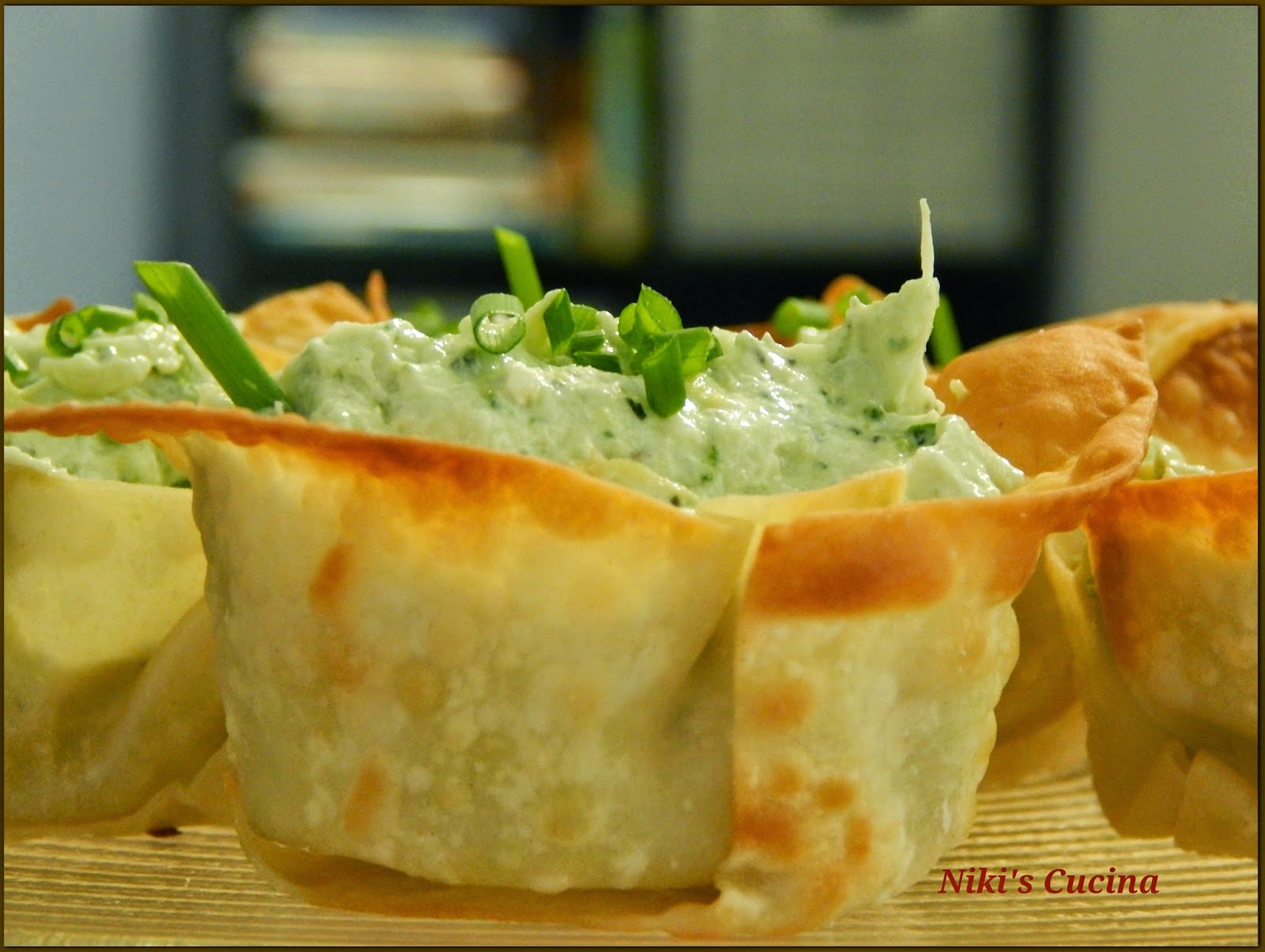 Niki's Cucina Basil Avocado Cups