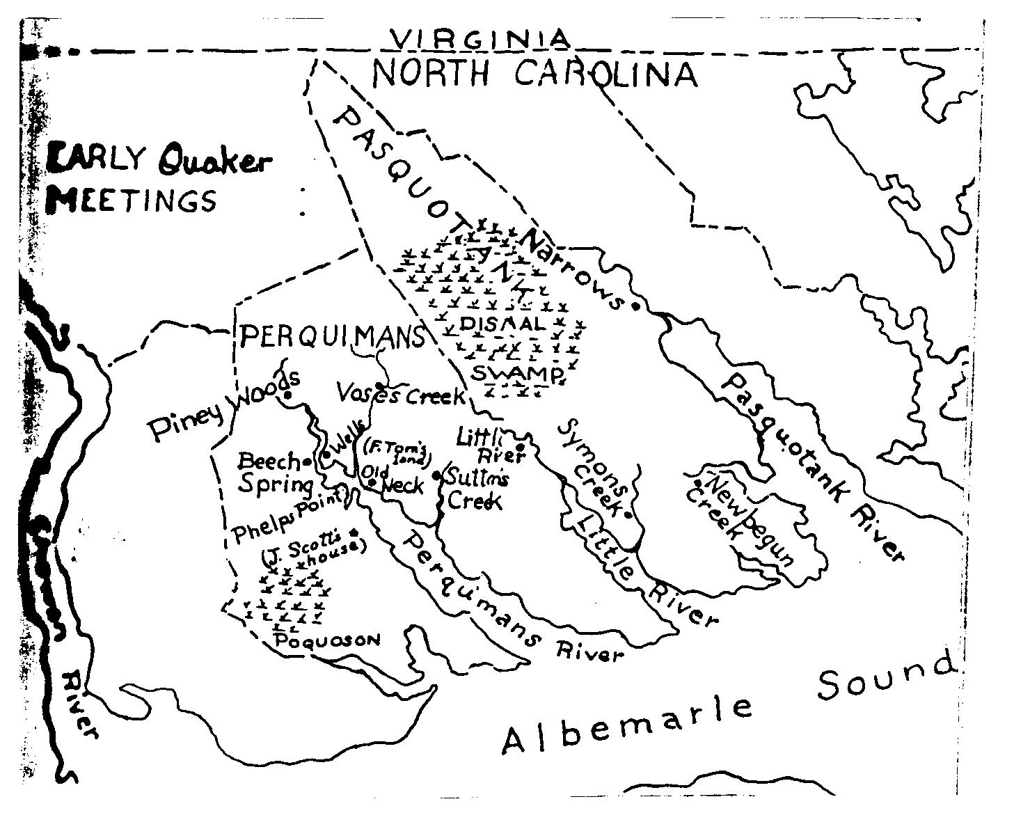 Northeastern North Carolina Stories Early Quakers in Northeastern