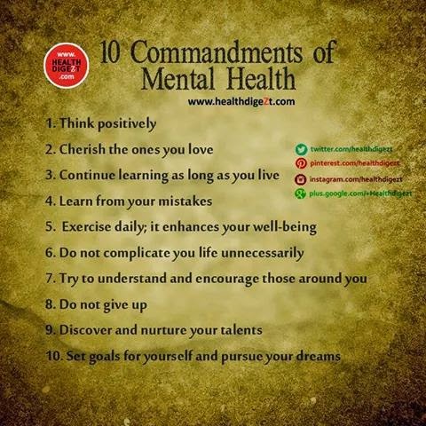 health mental good tips cool maintain stuff quotes use commandments