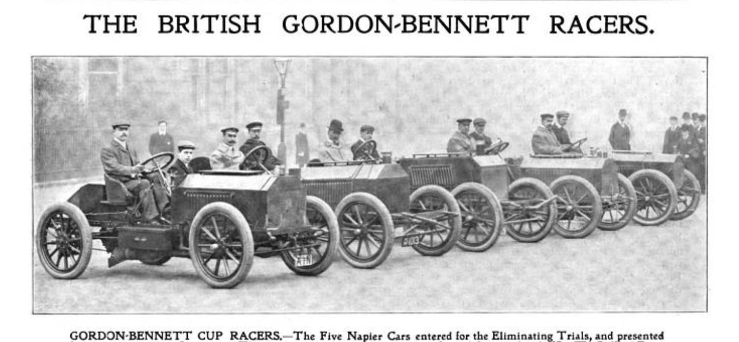 Just A Car Guy a glimpse of Gordon trophy racing in 1904