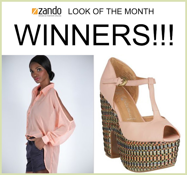 ZANDO Look of the Month Giveaway WINNERS!!!