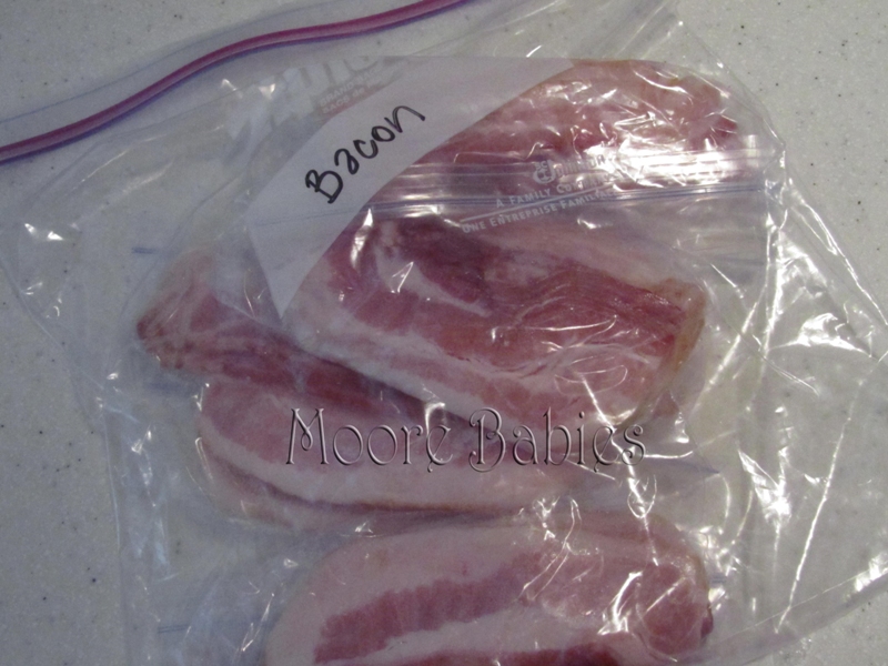 Moore babies {Kitchen Tip} Storing Leftover Bacon