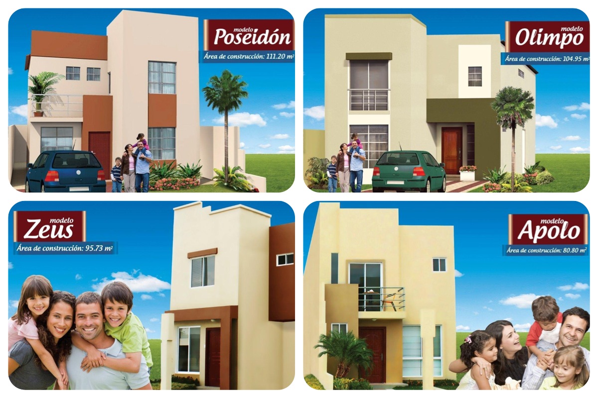 Bienes Raices: Modelos de casas en Ciudad Olimpo